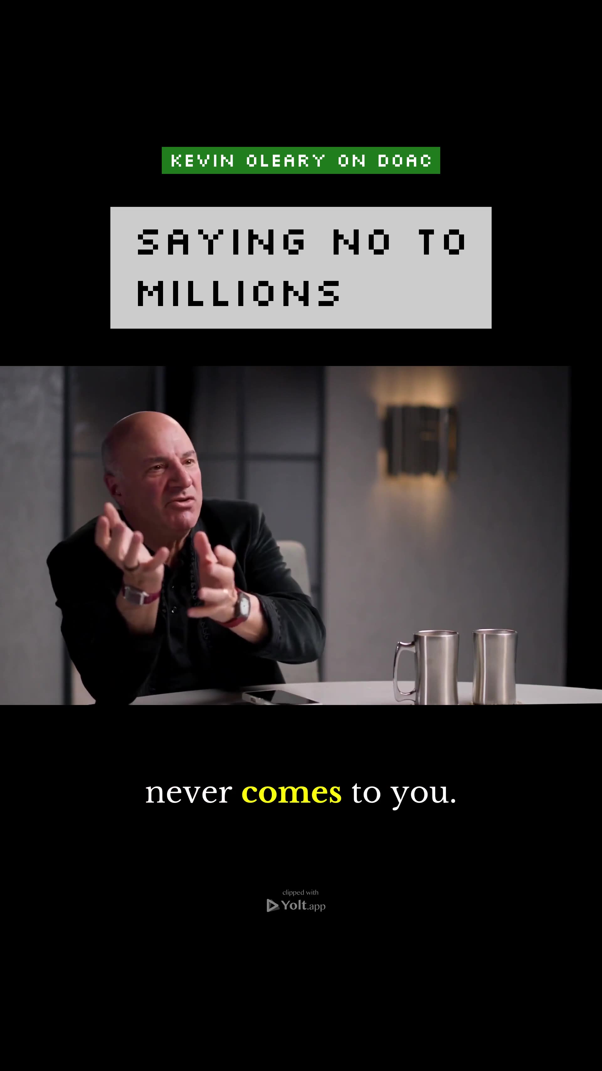 Brand Over Big Bucks - Kevin OLeary on DOAC #opportunity #brand #money #involvement