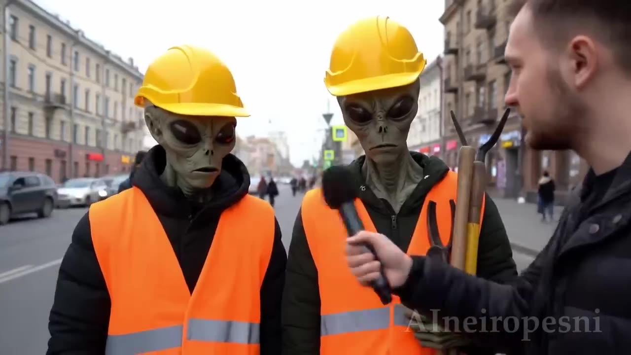 and a journalist asks passers-by of neuroMoscow