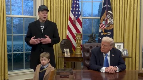 President Trump Signs Executive Orders in the Oval Office, Feb. 11, 2025