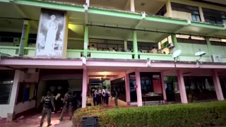 Gunman detained after taking hostages at Thai school