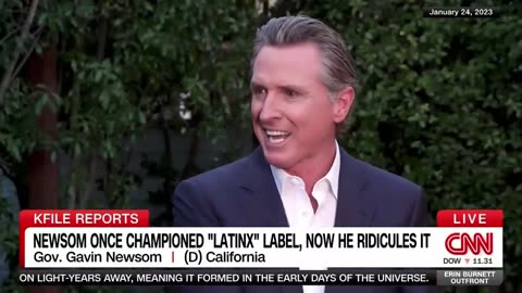 CNN Calls Out Gavin Newscum's Hypocrisy Over 'Latinx'