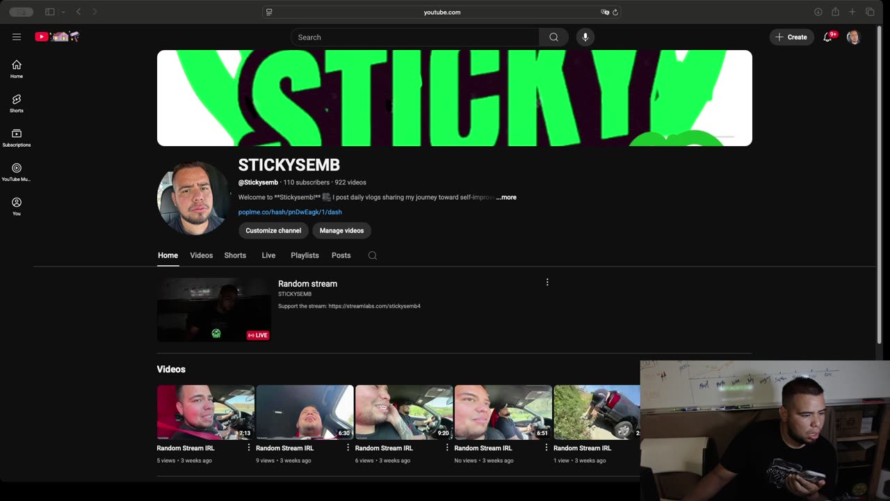 Random Stream IRL