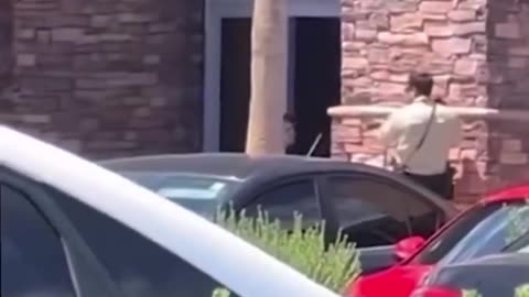Moment Las Vegas Athletic Club Shooter Daniel Ortega Fatally Shot by Police