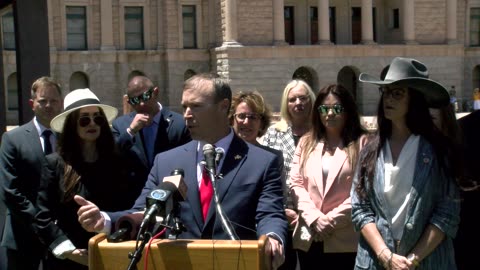 State Republican Lawmakers, Law Enforcement Host Press Conference on New Law on Pedophiles.