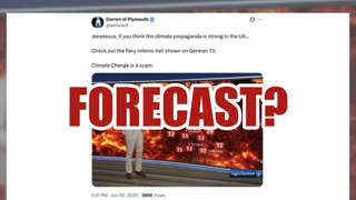 Fact Check: FAKE German Weather Forecast Image Shows Lava Illustrating High Temperatures