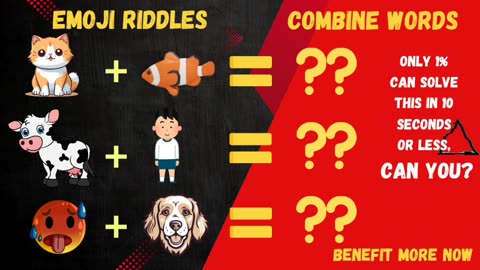 Can you combine these emojis into words? 🔤