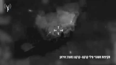 The Air Force attacked missile launchers ready to be launched towards the Israel