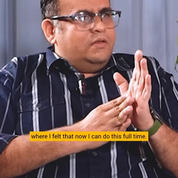 A significant turning point in the life of Marathi comedian Mandar Bhide.