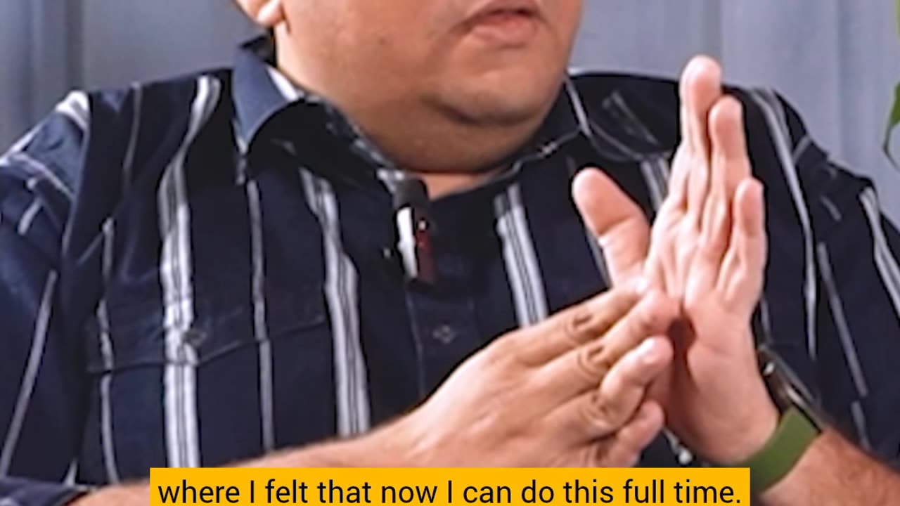 A significant turning point in the life of Marathi comedian Mandar Bhide.