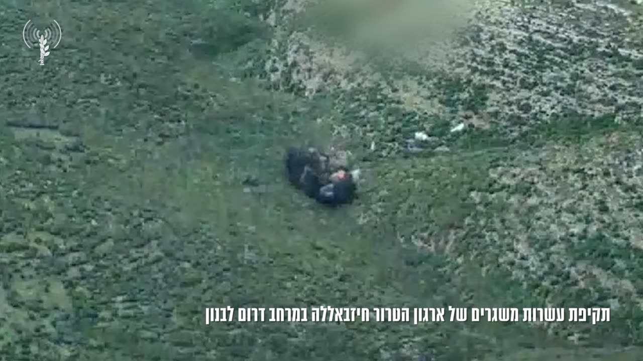 The IDF releases footage showing some of its strikes against Hezbollah targets