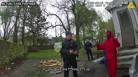 The suspect claims he's an informant and refuses to let the cops search his home