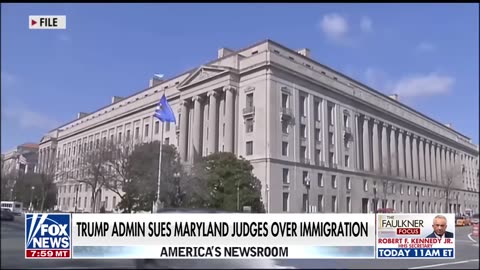 Justice Dept sues EVERY Federal Judge in Maryland
