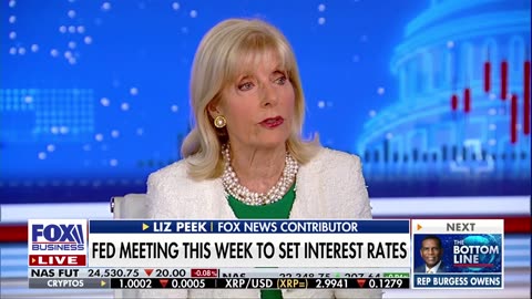 Fed cutting anything more than 25 points signals that they have been 'too late': Liz Peek
