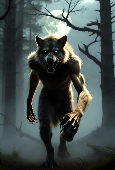Moon-Cursed: The Birth of the Werewolf King, AI Video