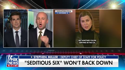 🚨Stephen Miller just went NUCLEAR on the “SEDITIOUS SIX”