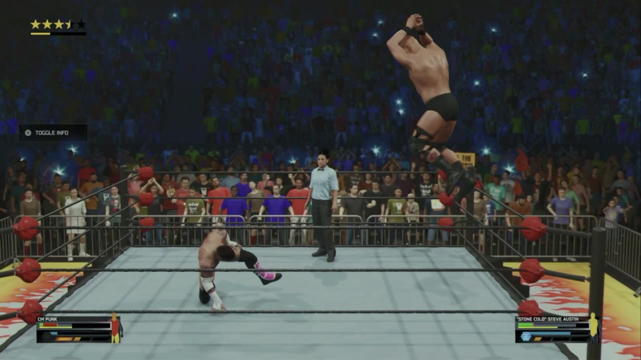 wwe 9 CM Punk VS Stone Cold Steve Austin