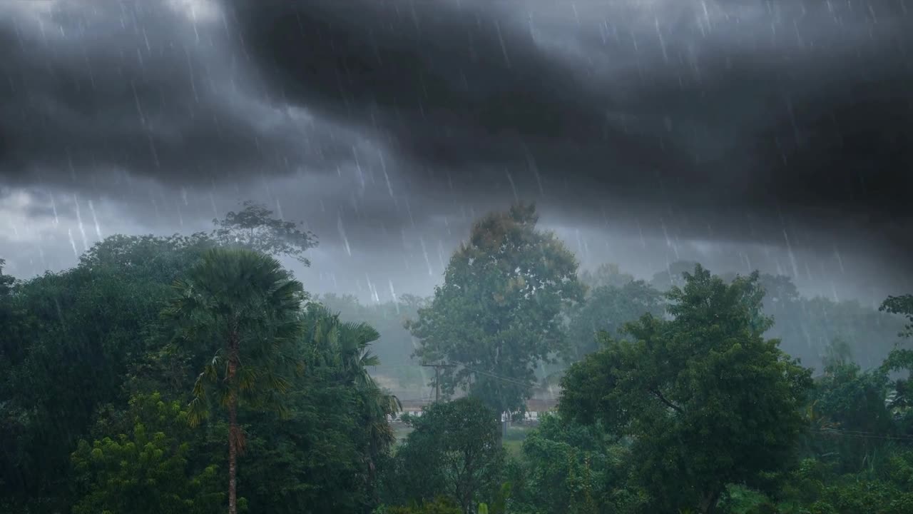 Rain & Thunder Meditation | Nature Sounds for Deep Relaxation & Sleep