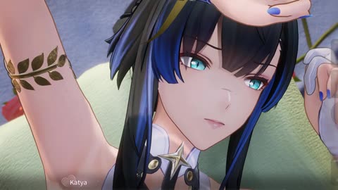 Snowbreak Pushing Katya down