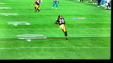 Steelers kick returner gets drilled.