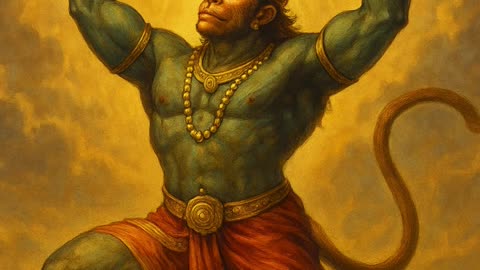 Hanuman Lifts the Mountain