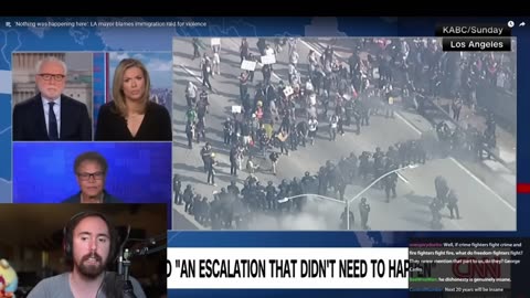 LA mayor says "nothing was happening here"