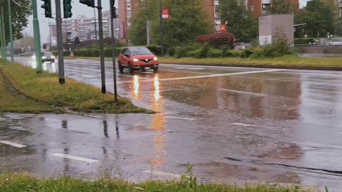 "We eagerly wait for the rain when it's not there, but we get tired of it when it is."