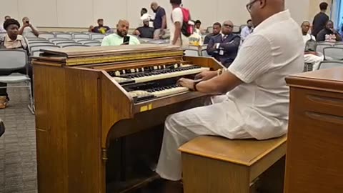 Steven S Golden on organ - Musicians Class 🎹🎶🎵 #cogicaim2025 #aim2025 #majorscaletv