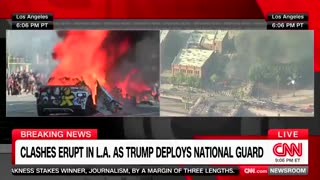 CNN declares the riots have "taken a turn," says law enforcement "has a problem."