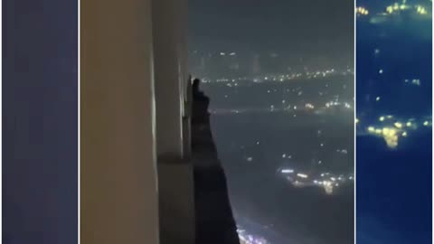 🚨 Noida Shocker: Drunk Youth Sits on Edge of 25th-Floor Balcony Without Railing, Video Sparks Panic