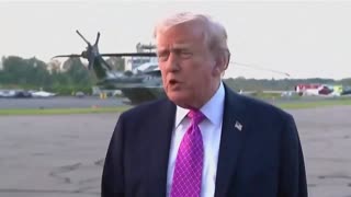 Watch as President Donald Trump announces that a large number of people on
