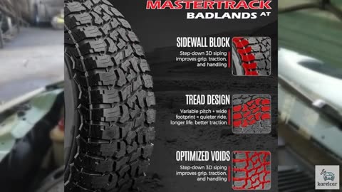 Set of 4 (FOUR) Mastertrack BADLANDS AT All Terrain LT265/70R17 10 Ply E 123S SU