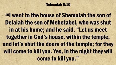 Nehemiah 6