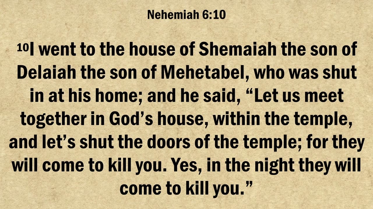 Nehemiah 6