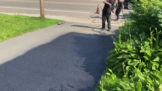 Professional Asphalt Spray Sealing: "A Beautiful Day To Spray Seal" Top Coats Pavement Maintenance