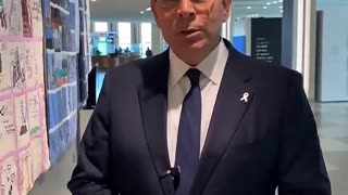 Israel FREAKS OUT after a 6 year old kid drew a Palestinian flag at a UN children’s art exhibition.