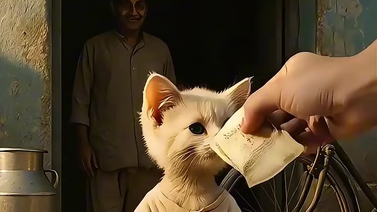 📹 Poor Kitten function emotional😭