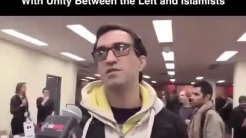 Iranian man warns that Sharia law starts with unity between the left and Islamists