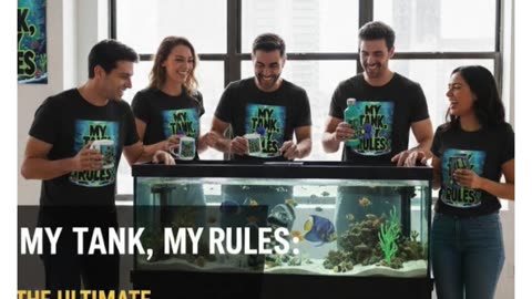 "Must-Have Gifts for Aquarium and Fish Lovers: The 'My Tank, My Rules' Collection"