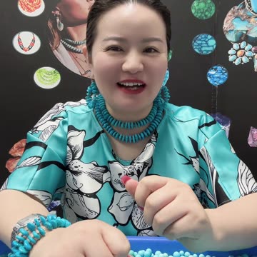 20251019-01 Natural Original Turquoise Beads Condense Emerald Spirit