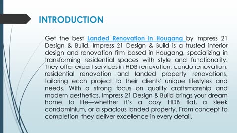 Get the best Landed Renovation in Hougang