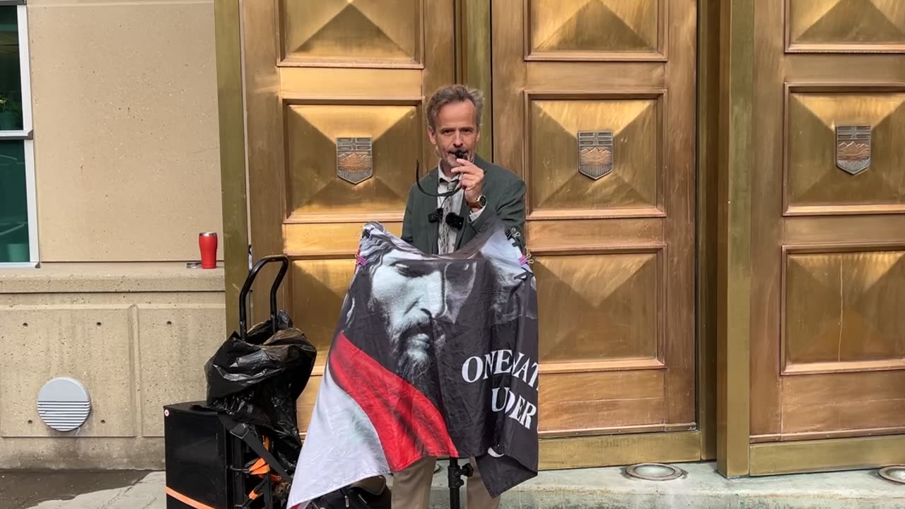 Church Service at the courthouse for the imprisoned whistleblower, Derek Reimer!