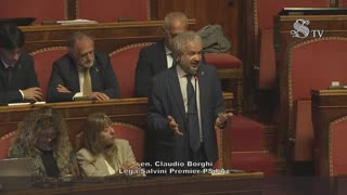 🔴 Sen. Borghi in merito alle comunicaz. del Pres. Meloni in vista del Consiglio eur. del 26 e 27.06