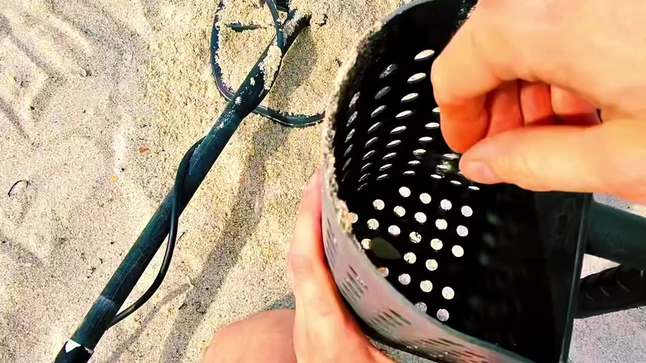 Digging up surprising things at the beach with my metal detector