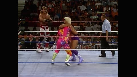 FULL MATCH; Randy Savage & Bret Hart vs. Ric Flair & Shawn Michaels; July 20, 1992