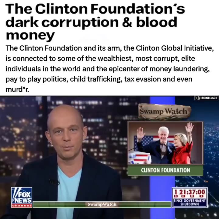 CLINTON FOUNDATION and its dark connections to elite political blood money and endless corruption