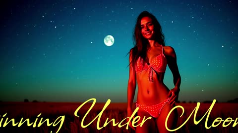 Electronic Music.Song Spinning Under the Moon.