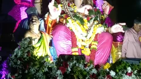 "🎉 Ganapathi Visarjan Rally 2025 | Karnataka Shimoga City Celebration 🇮🇳✨ #Shorts"