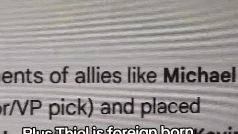 Peter Thiel Alleged MI6 Spy of Epstein List looks GUILTY of Espionage at Department of Energy MAGA