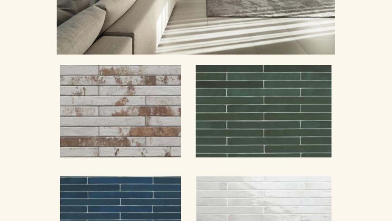 Stylish Brick Wall Tiles & White Brick Tiles – Classic Look with Modern Durability