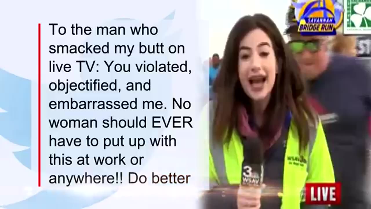 Who’s the Man Who Slapped Reporter Live on Air?